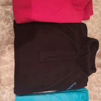 3 Felpe Quechua Pile Mezza Zip
