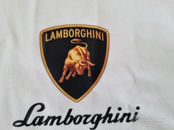 Polo bianca Lamborghini, nuova, da 90 a 39 euro Abbigliamento e