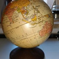 Mappamondo Globo Terrestre Vintage in metallo
