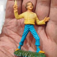 soldatino Nardi con torcia. In plastica