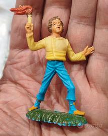 soldatino Nardi con torcia. In plastica