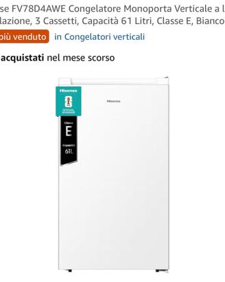 Congelatore nuovo