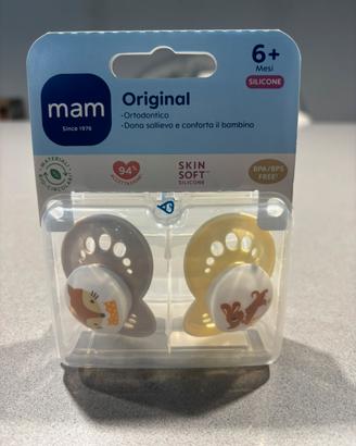 Succhietti MAM original 6+ mesi in silicone