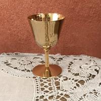 Piccolo calice placcato oro 24 KGP nuovo