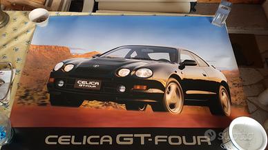 Poster manifesto toyota celica gt four