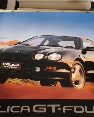 Poster manifesto toyota celica gt four