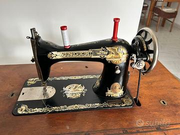 MACCHINA DA CUCIRE SINGER A PEDALE CON MOBILE ORIG
