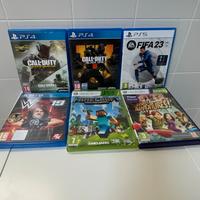 Lotto giochi PS4, PS5 e Xbox 360 – Tutto insieme