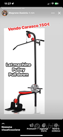 Lat machine pulley pull down