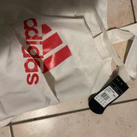 Borsa shopper Adidas bianca con logo rosso