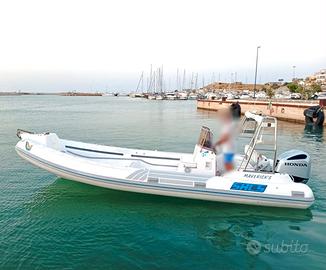 Gommone SACS 25 + Motore Honda BF250 (187 ore)