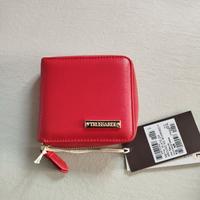 PORTAFOGLIO OROGINALE TRUSSARDI IN PELLE ROSSA