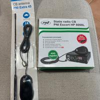 Radio CB PNI Escort HP 8000L+antenna PNI EXTRA 45