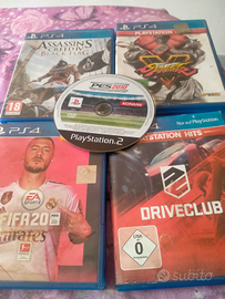 Giochi Play Station4- 5nuovi street figh,FiFA20,