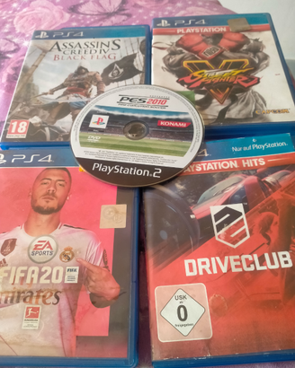 Giochi Play Station4- 5nuovi street figh,FiFA20,