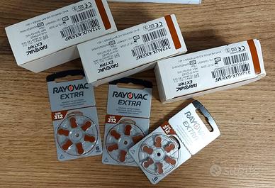 RAYOVAC EXTRA ADVANCED BATTERIE ALLO ZINCO MOD 312