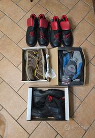 cinque paia di scarpe 