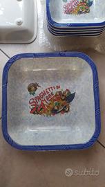 Set Piatti Spaghetti di Mare quadrati