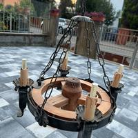 Lampadario Rustico FUNZIONANTE