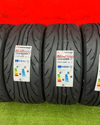 205 40 17 Gomme Estive Semi slick Nuove 205 45R17