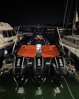 Panamera py100 gommone natante mercury 300 verado