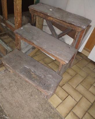 antica vecchia scala tre pioli