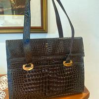 Borsa in pelle di coccodrillo