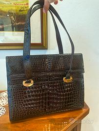 Borsa in pelle di coccodrillo