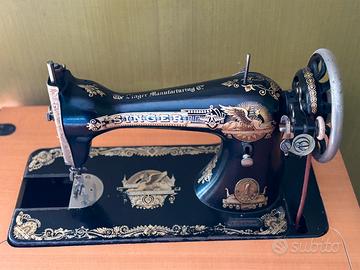macchina da cucire Singer anni 40 con mobiletto