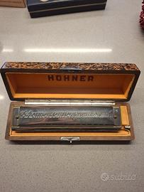 M Hohner 64 Chromonica Harmonica come nuova