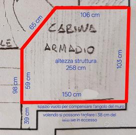 Cabina armadio e colonna Moretti compact