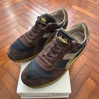 Scarpe Diadora Heritage Uomo Pelle Blu/Marrone44,5