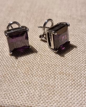 Orecchini in Argento 925 con ametista