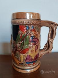 Boccale da birra in ceramica vintage