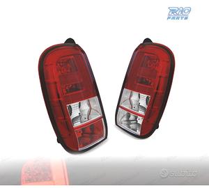 FANALI DACIA DUSTER 10-13 LIGHT BAR ROSSO CROMATO