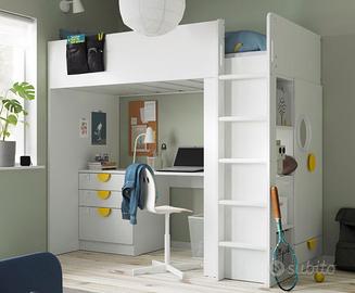 🔥 Letto a soppalco IKEA SMÅSTAD