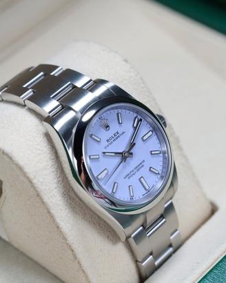 rolex oyster perpetual 124200 lavanda 