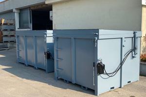 CONTAINER SCARRABILE NUOVO CON COPERCHIO