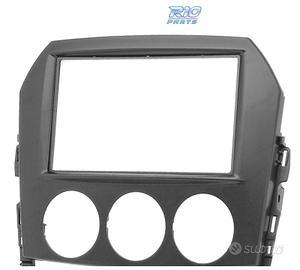 CORNICE NERA PER AUTORADIO 2-DIN PER MAZDA MX-5 MI