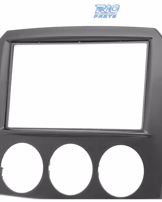 CORNICE NERA PER AUTORADIO 2-DIN PER MAZDA MX-5 MI