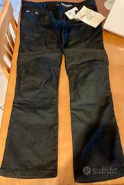 Jeans neri da donna da moto