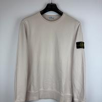 Felpa bianco-panna Stone Island