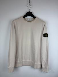 Felpa bianco-panna Stone Island