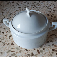 Zuppiera in porcellana tipo Limonge