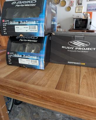 caschi Ciclismo Briko e Rudy project