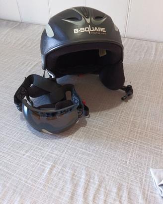 casco occhiali da adulto