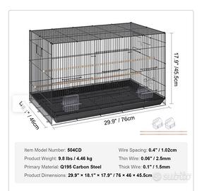 Gabbia per uccellini.