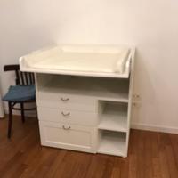 Scrittoio evolutivo/fasciatoio IKEA bianco