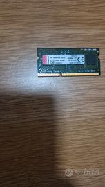 RAM 4GB per notebook