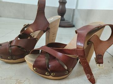 Sandali in cuoio lavorazione artigianale
